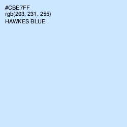 #CBE7FF - Hawkes Blue Color Image